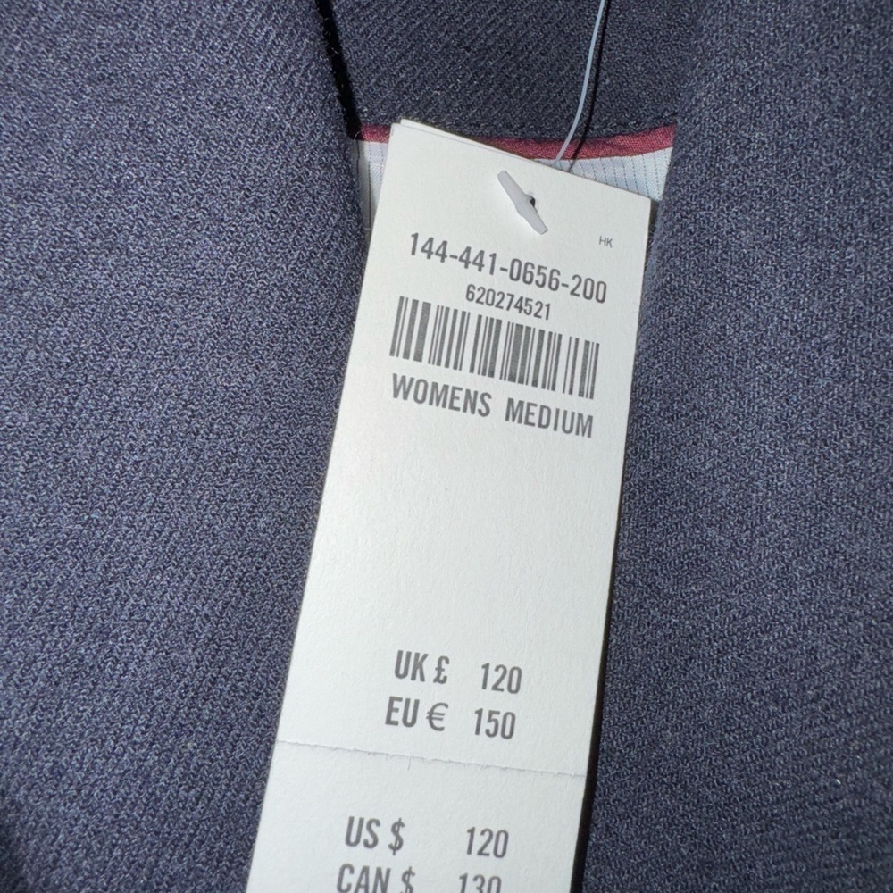 🔥NWT Albemarle & Fitch Navy Cropped Blazer Jacket Women’s Medium NWT $120 - Picture 8 of 10